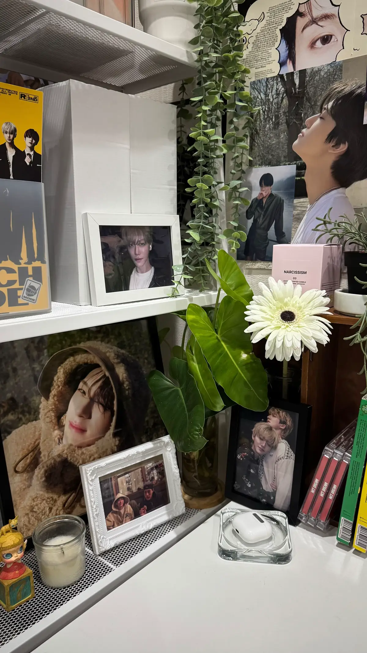 ꒰ᴗ﹏ᴗ꒱ .. 𓈒𓏸❣️🌳 #desktour #desksetup #foryou #nctdream #kpoproomdecor #roomdecor #fyp 