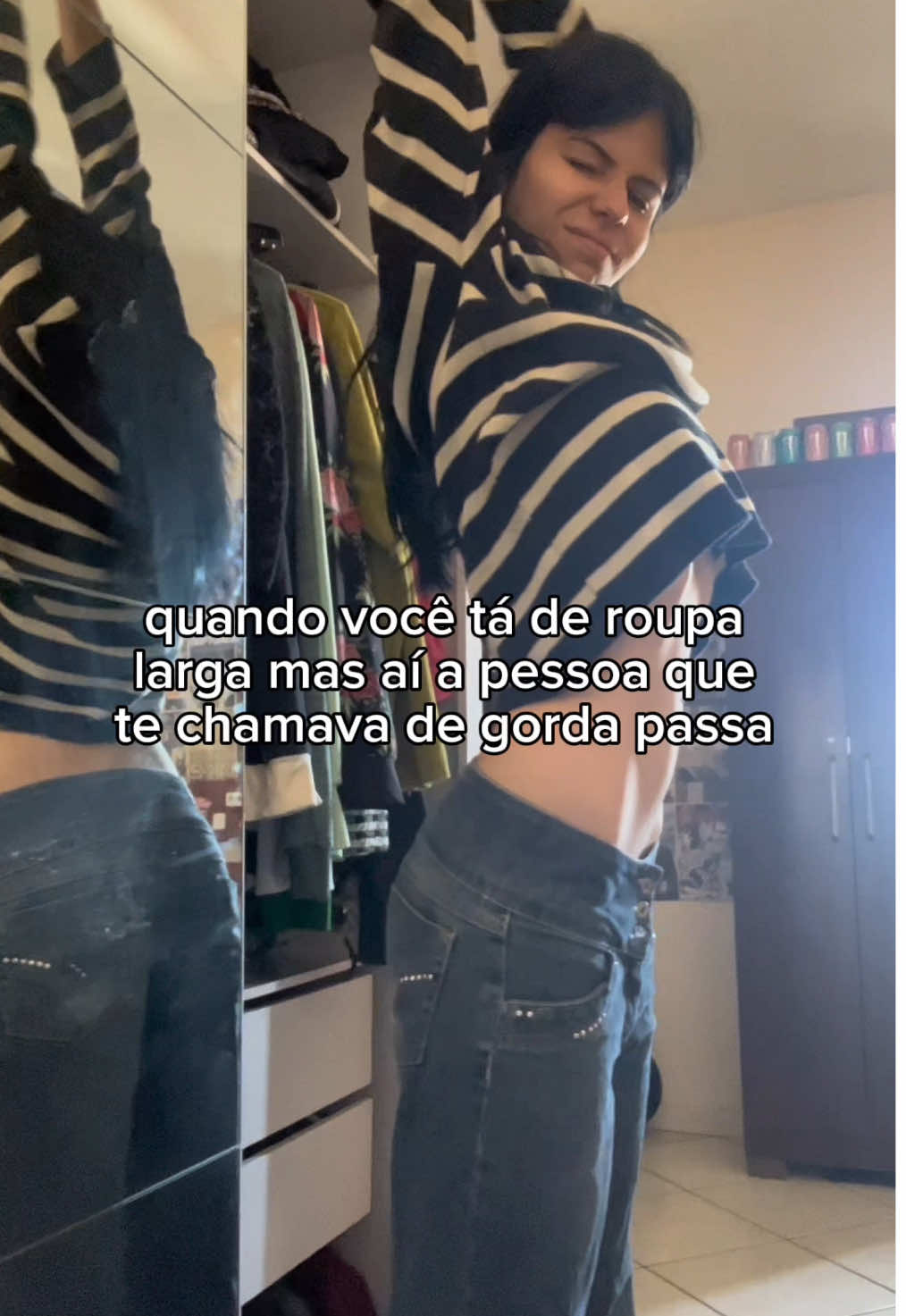 precisei levantar a blusa pq ela nao levantou tudo sozinha 😭
