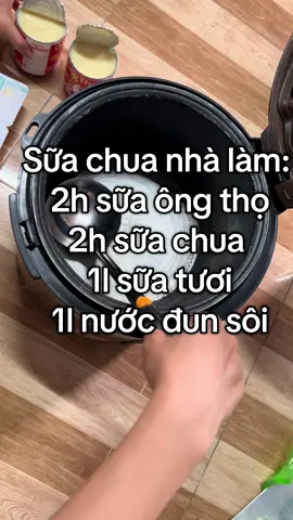 Lâu lắm mới làm lại không biết có thành công không #suachua #suachuanhalam #suachuatulam #yougurt #mebimsua 
