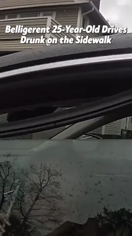 Belligerent 25-Year-Old Drives Drunk on the Sidewalk part 2. Full clip on California Bodycam
