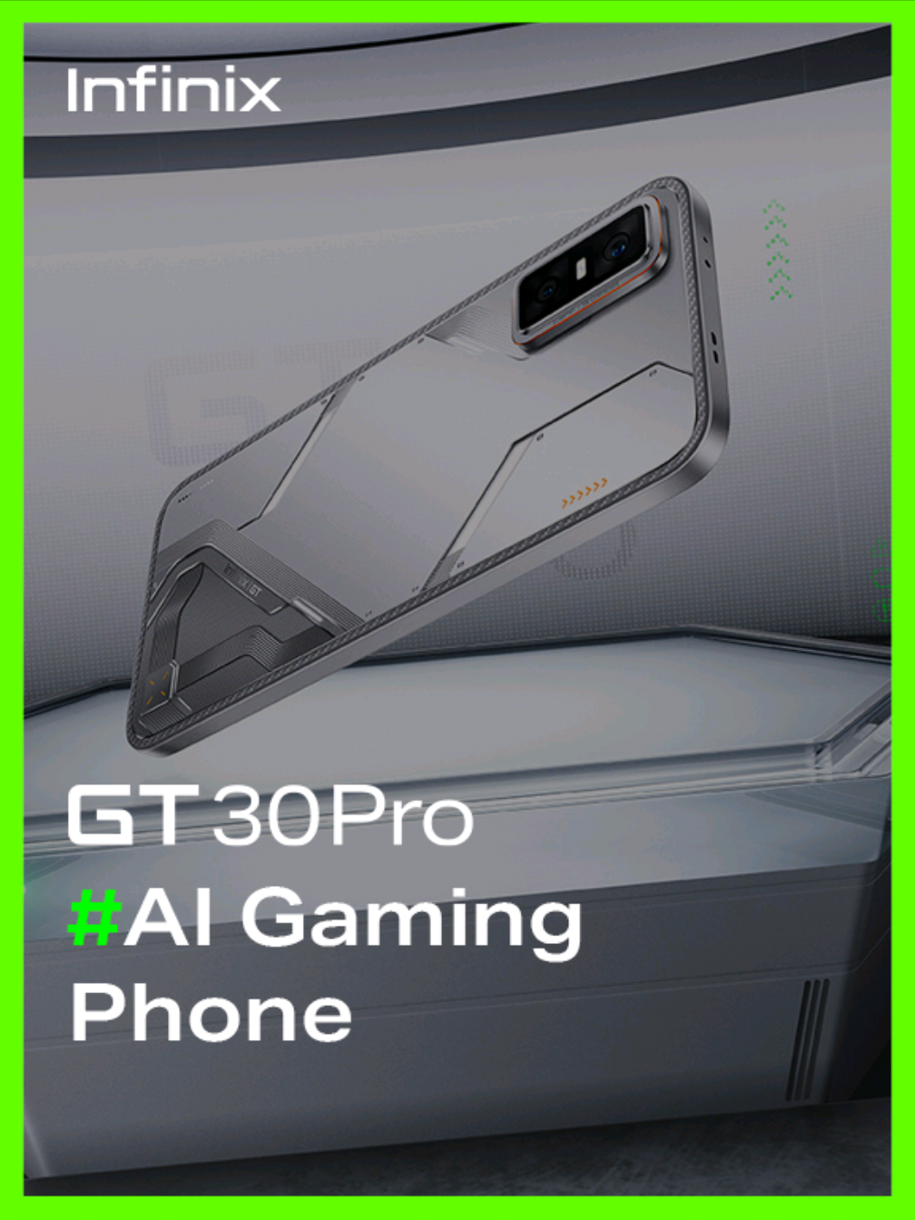 Infinix GT 30 Pro meluncur hari ini!  Rasakan performa AI Gaming Smartphone dengan teknologi Pro Gaming GT Trigger & All Day Full FPS, 144Hz AMOLED Gaming Display 1600HBM, dan Chipset MediaTek Dimensity 8350 Ultimate Gaming.  Dapatkan harga flash sale pukul 00.00 malam ini! Gas jadi #GamingBeastHypeAbis  sekarang!  #InfinixGT30Pro #AIGamingPhone #GamingBeastHypeAbis #InfinixGTVerse #Infinix #GT30Pro 