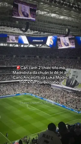 Những bước chạy cuối cùng của Luka trên Santiago Bernabéu và trận đấu cuối cùng mà Carlo điều hành trên cương vị HLV trưởng Real Madrid. Gracias!🤍 #lukamodric #carloancelotti #realmadrid #madridista #tifofootball #bernabeu #fyp 