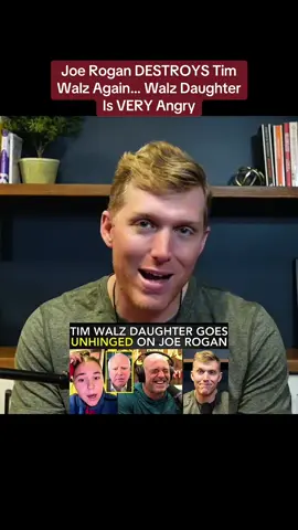 Joe Rogan DESTROYS Tim Walz Again… Walz Daughter Is VERY Angry #zachcostello #trump #trump2025🇺🇸 #donaldtrump2024🇺🇸 #usa #news #fyp #ustiktok🇺🇸 