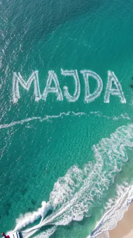 Majda#ترند_البحر #ترندات_تيك_توك #ترند_تيك_توك_مشاهير #ترند_الحروف #حروف_على_البحر