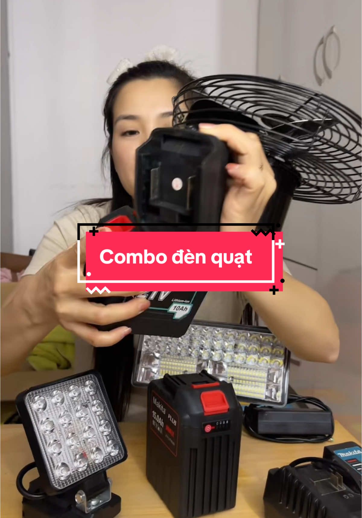 Thân đừn và quạt sắt #thanhmai92 #quatsat #denled 