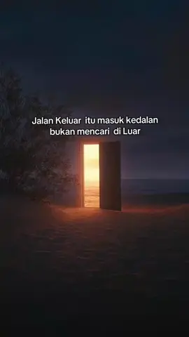 Terkadang kita terlalu sibuk mencari solusi di luar diri, padahal kunci dari semua jawaban ada di dalam. Saat kita hening dan masuk ke dalam diri, di sanalah jalan keluar sesungguhnya terbuka. #JalanKeluarAdaDiDalam #KesadaranDiri #SpiritualJourney   #PencerahanBatin #HeningAdalahKekuatan #RenunganHati   #MeditasiKesadaran #InnerPeace #ManifestasiHidup   #KekuatanBatin #DoaDanNiat #KebangkitanSpiritual #fyp