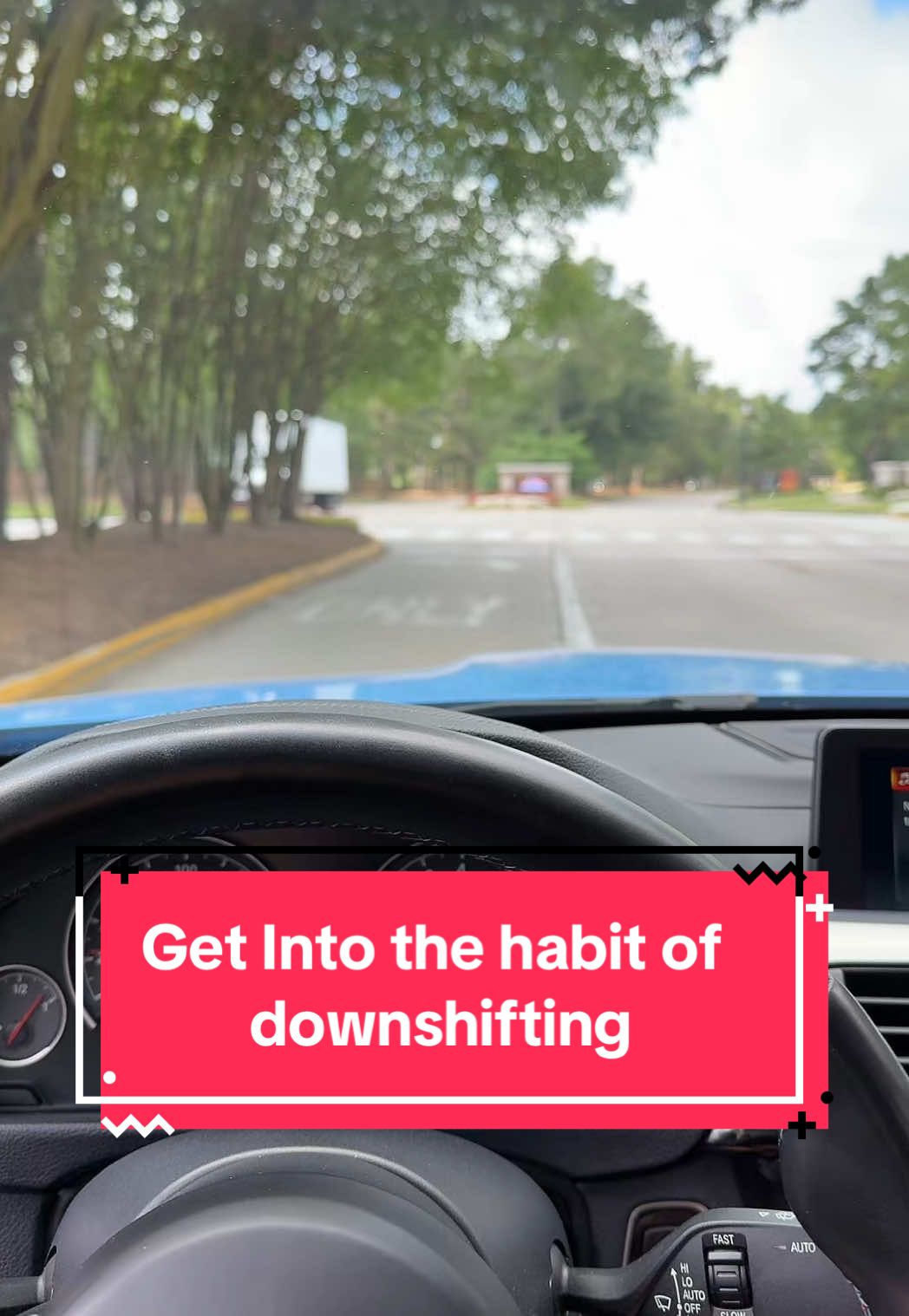 Downshift as often as you can  #driving#howto#downshift#revmatch#manual#stickshift#bmw#learning#new #m4