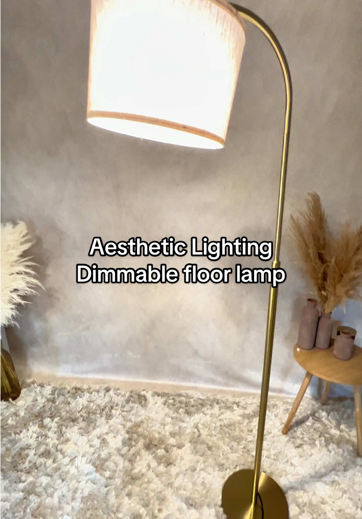 Love this lamp for my aesthetic office 🤎🤍 #ledlamp #dimmablelight #floorlamp #creatorsearchinsights  