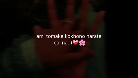 ami tomake kokhono harate cai na. ❤️‍🩹🌸 #said___07 #fypシ #foryou #unfreezemyacount #tiktok #status #shek_said 