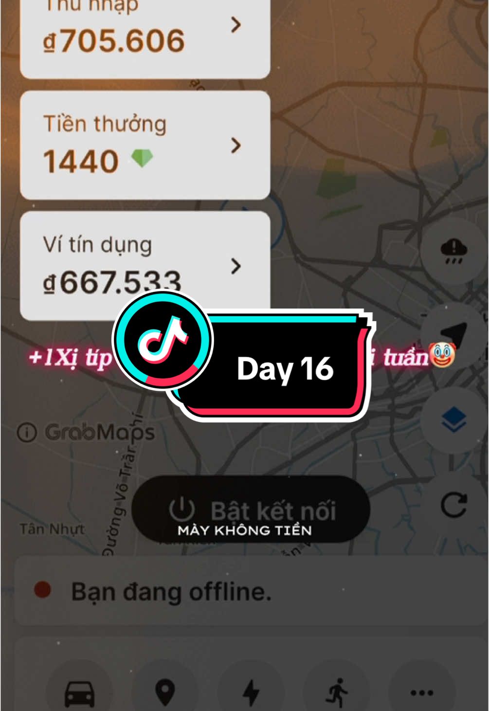 Cuối Tuần Ae ổn chứ@@  Tổng: 13.275.000đ/100.000.000đ#CapCut #xuhuongtiktok  #grab #grabfood #xeomcongnghe #cố_gắng 