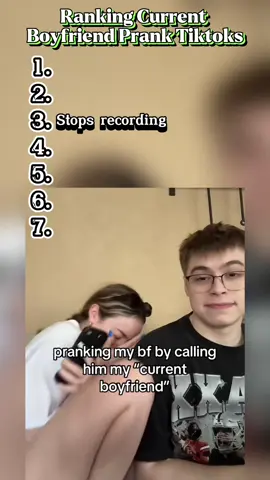 my ‘’ current ‘’ boyfriend prank #top5 #top10 #bestmoments #funny #funnyprank #fyp #viral #ranking #pranks 