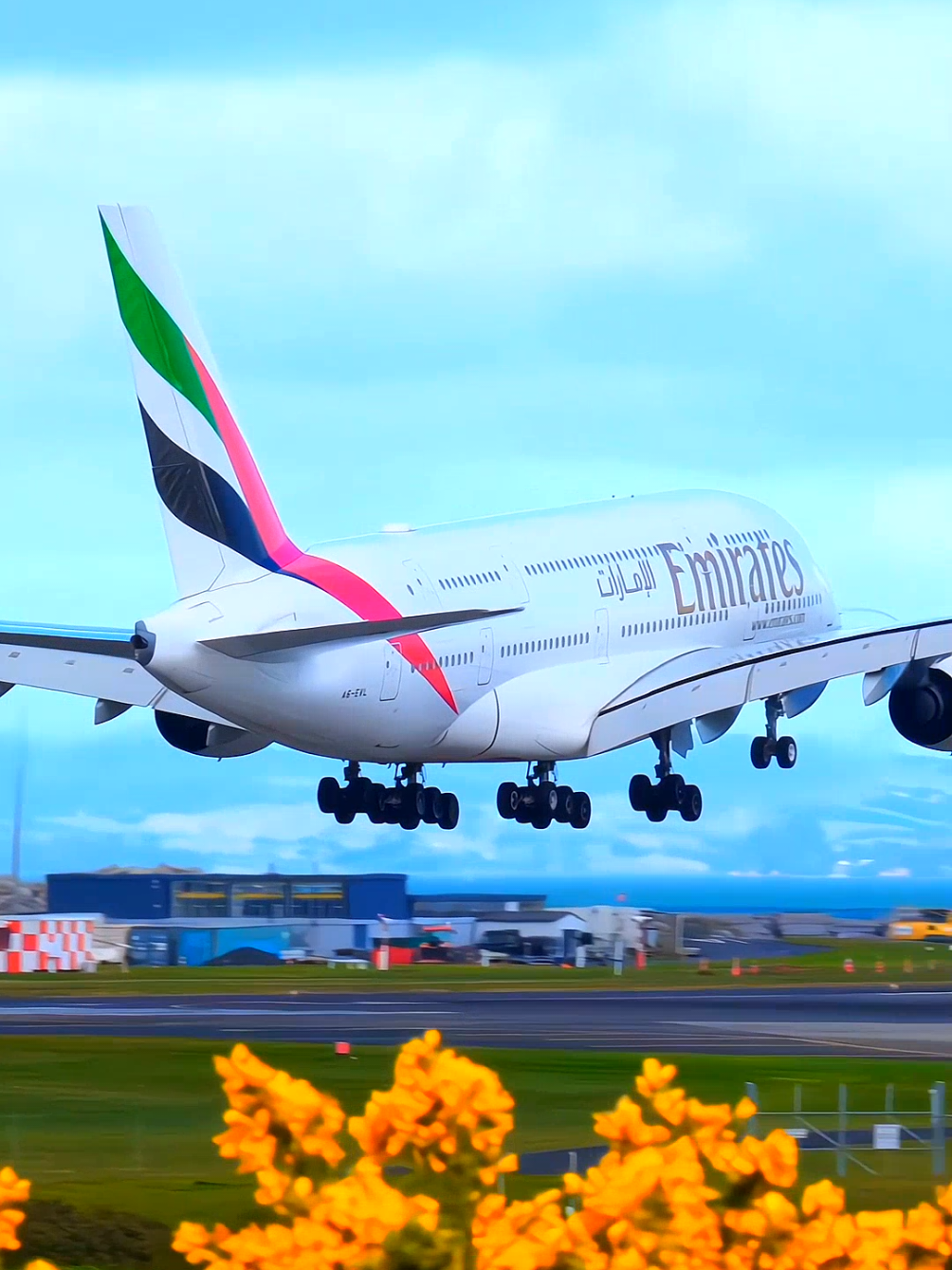 The Royal Landing: King A380 & Queen 747 Unite in the Sky!