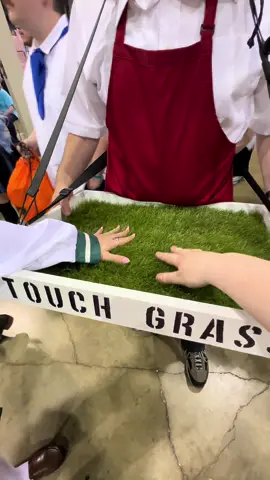 one of the highlights of ACEN 2025: getting roasted by the Touch Grass Guy @ZManCosplay 😭 #fyp #acen2025 #cosplay #touchgrass 