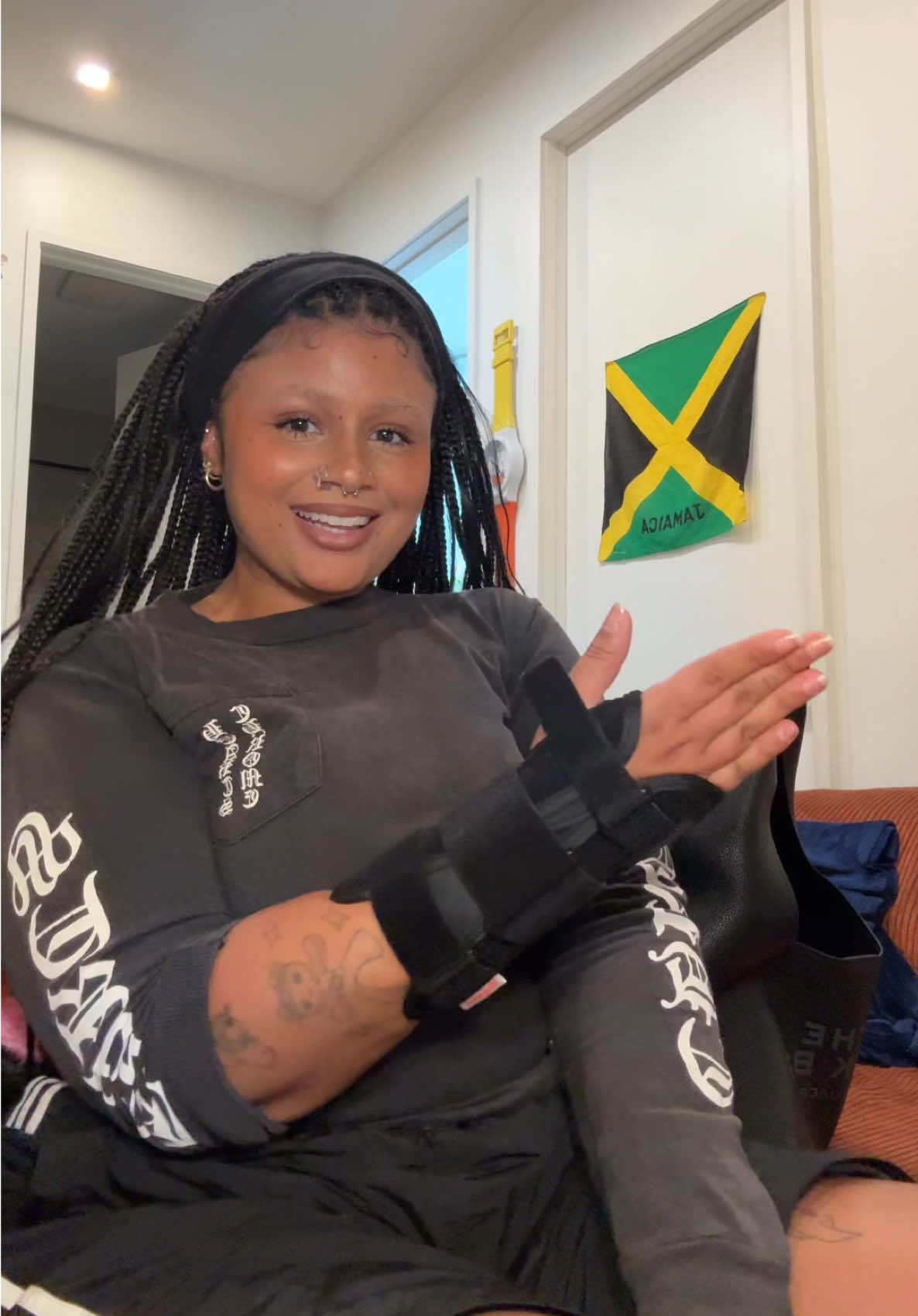 she’s different 🤪 #carpaltunnel 😛