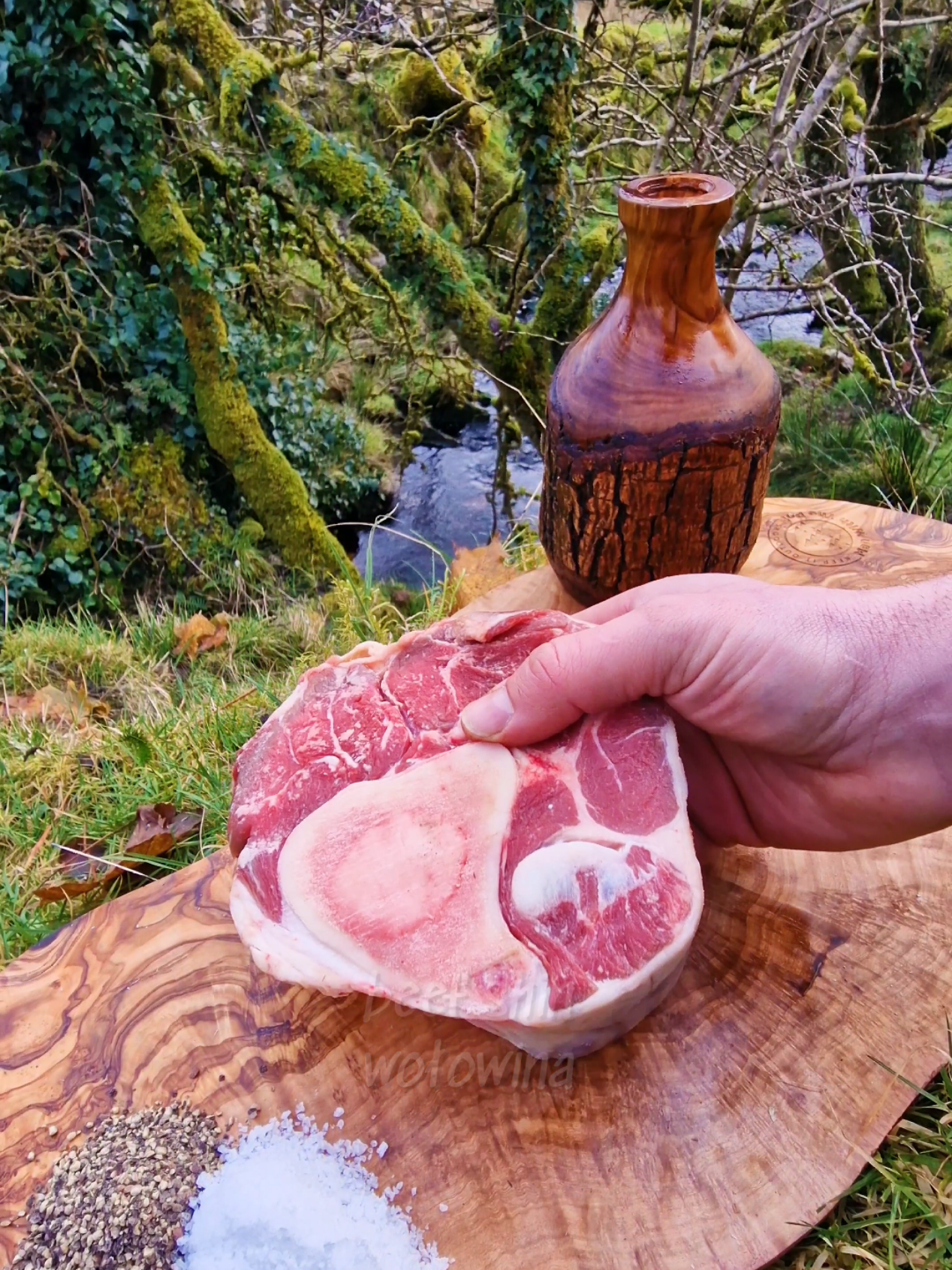 Fall off the bone Beef Shin 🔥 with potato fried bread #fyp #asmr #food #cooking #nature #menwiththepot 