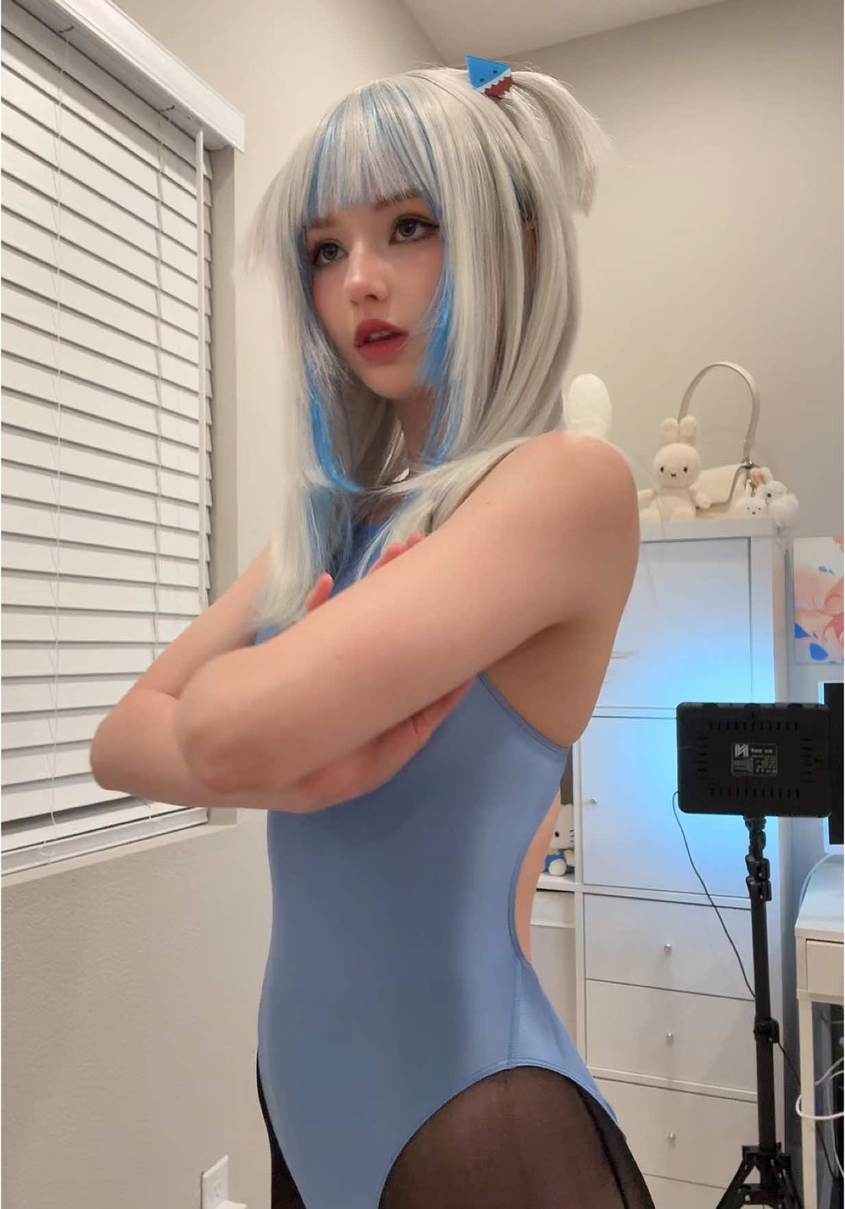 athletic gura :3 #fyp #cosplay #gawrgura #twitch 