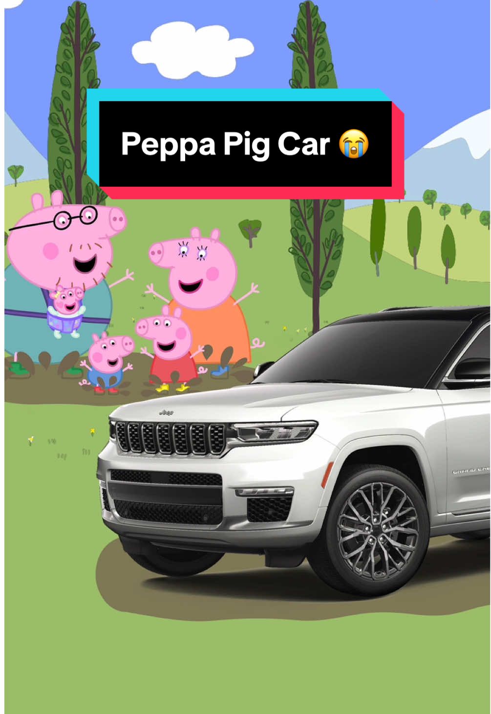 Peppa Pig got rid of the iconic car 😭 #peppapig #mummypig #jeep 