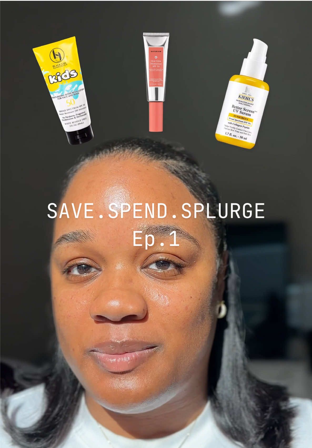 No White cast. Hydrating. No-Low Fragrance. Finding the perfect SPF doesn’t have to break the bank! I’m breaking down 3 amazing sunscreens at every price point. @Black Girl Sunscreen @Naturium @Kiehl's Since 1851  #sunscreenreview #spfessentials #skincareroutine #saveorsplurge #budgetbeauty #creatorsearchinsights 
