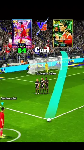 Szoboszlai Vs Beckham eFootball Curler Challenge 😱 #shorts #efootball2025 
