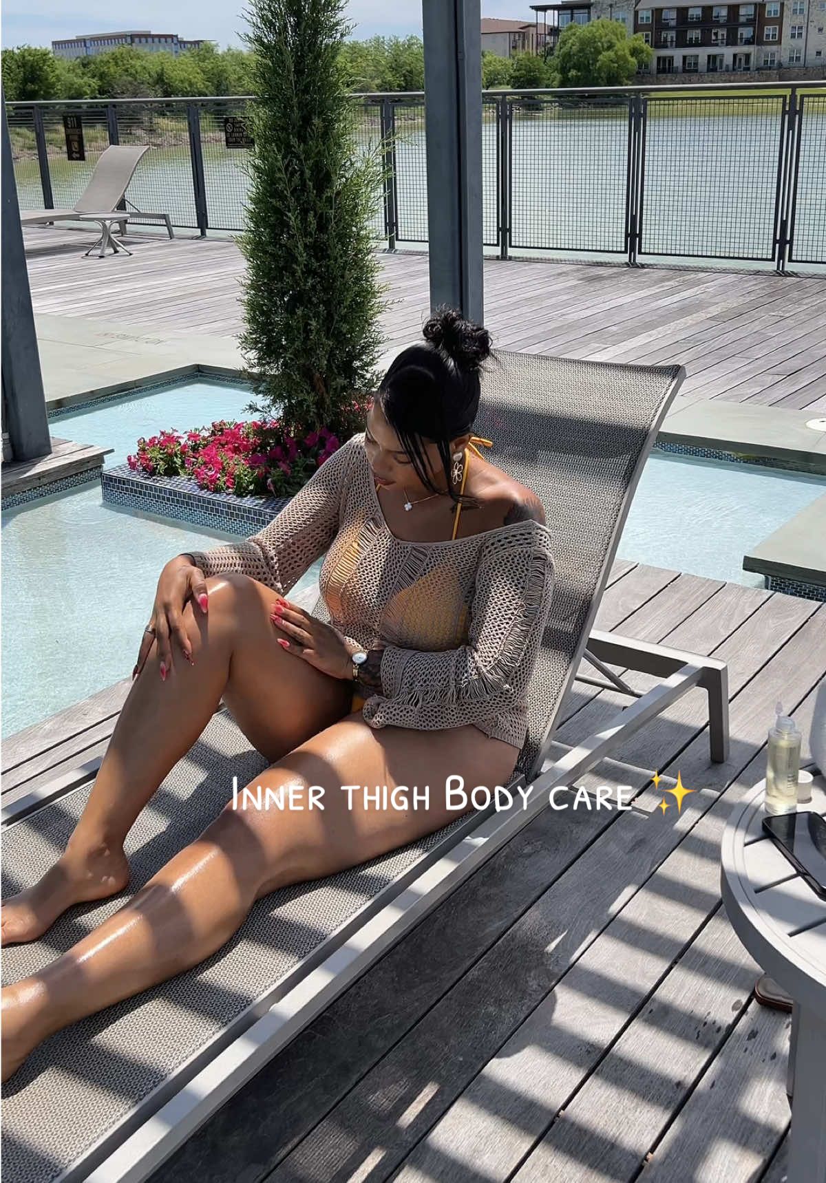 This summer, I’m stepping into my soft, radiant era… and my skin is glowing with proof✨ I told myself I wanted even-toned, luminous skin before Summer and baby, I delivered! This is your sign to invest in your body care!   #showerroutine #bodycare #bodyacne #selfcaretips