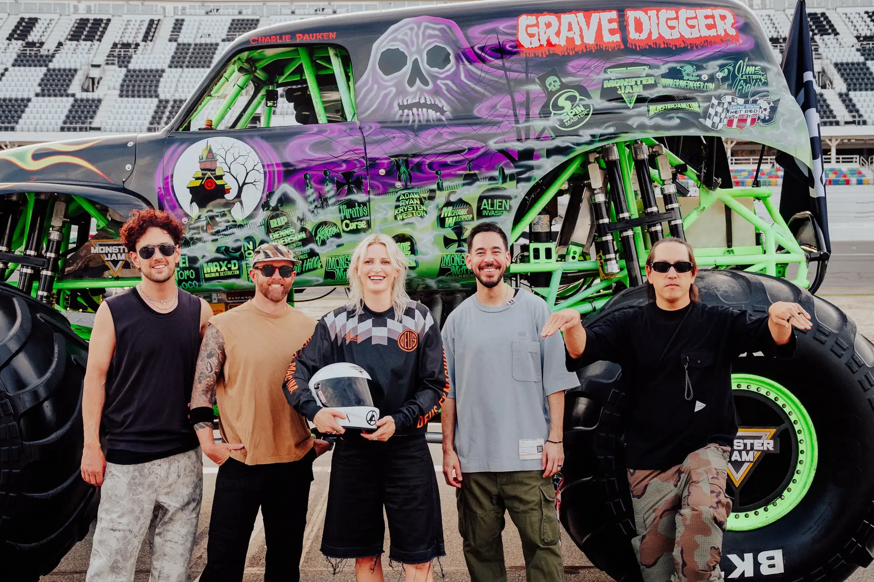 Behind the scenes with @Monster Jam 