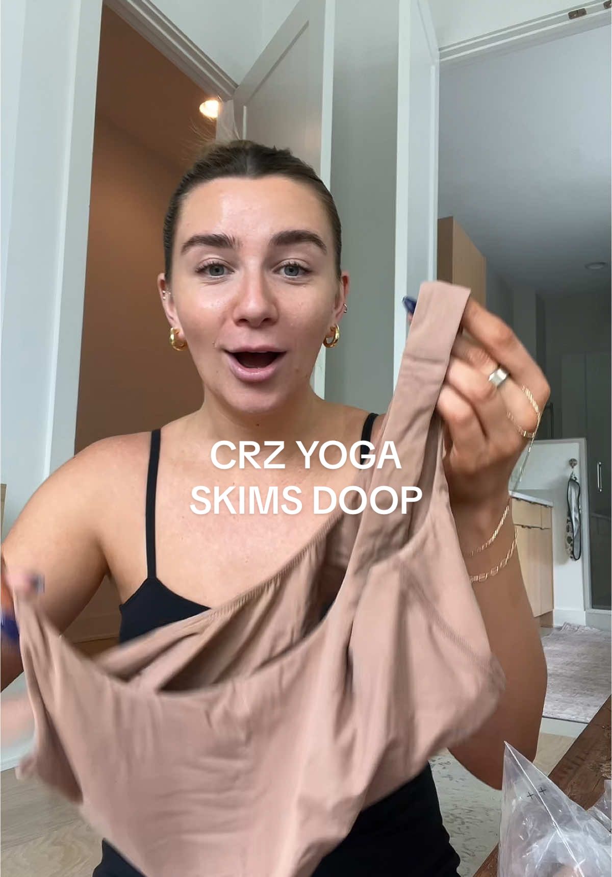 CRZ Yoga undies + bra that are giving Skims dooop?? YES!! #amazon #amazonfinds #amazonmusthaves #amazonvirtualtryon #amazonprime #crzyoga #skims #skimsdupe #skimsdoop 