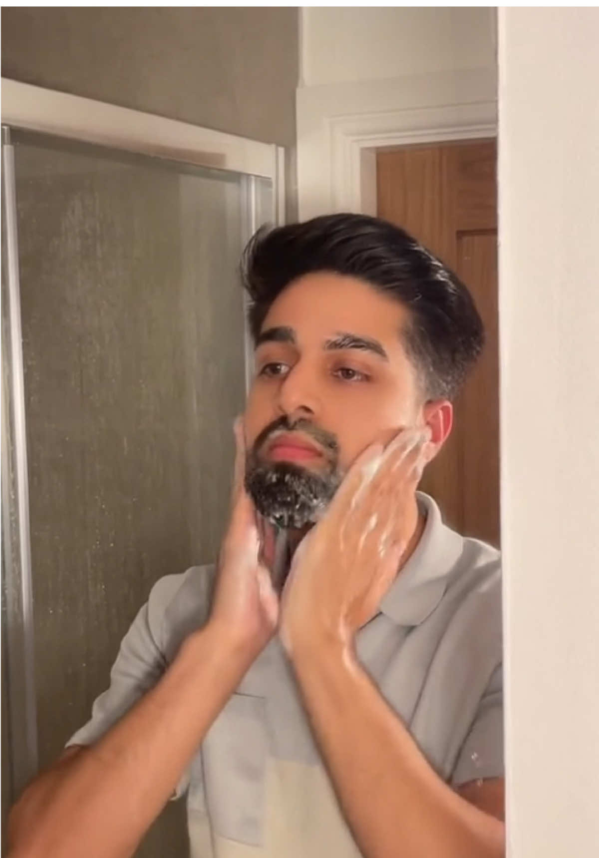 From Cleansing to Conditioning every thing you need for a perfect beard care. Complete your beard care routine with @MenaceUK your all-in-one solution for a healthier, better looking beard. #skincareroutine #skincare #menskincare #foryou #fyp #trendingvideos #makeitviral #views #mensgrooming #grooming #tiktok #londontiktok #uklife #contentcreator #influencer #internationalstudent #personalcare 