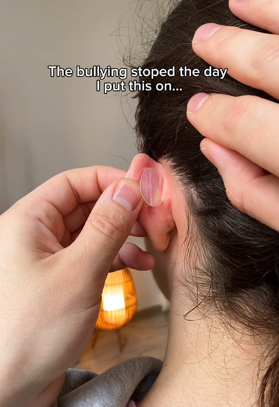 It’s invisible. But changed everything 👂 #earlo #beautyhacks #bigears 