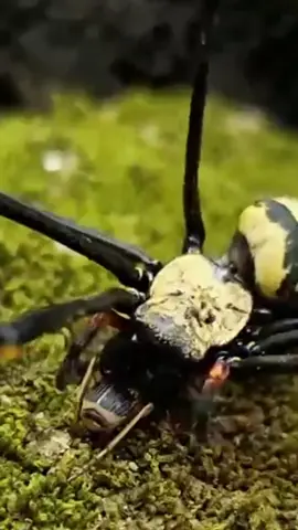 Asian bombardier beetle #slowmotion #animals #viralvideo 