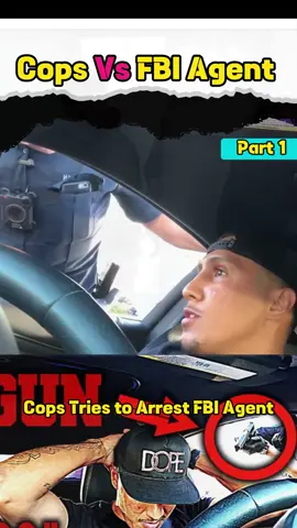 Cops try to arrest FBI Agent but they failed  Part 1 #Cops #arrest #fbiagent #police #hiddencamera #usa #foryu #fbi #arrested #viralvideos