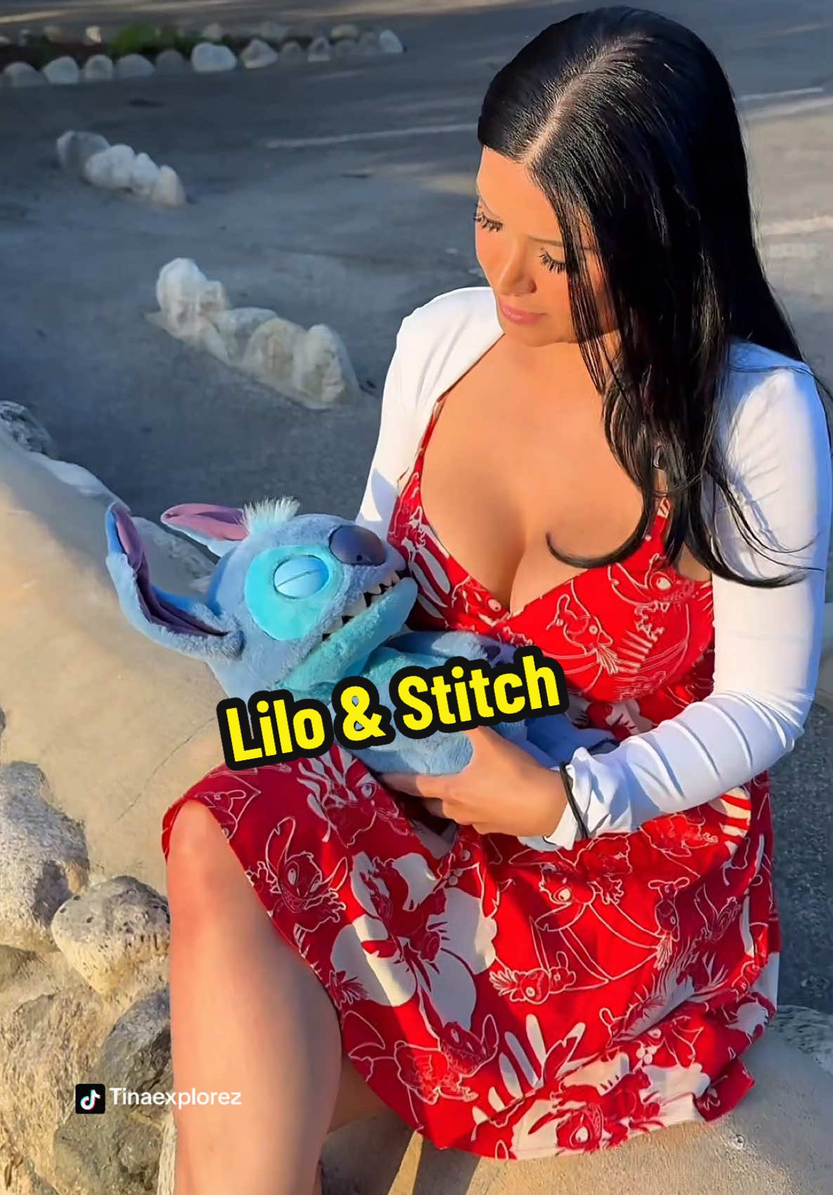 Shhh you’ll wake Stitch! #foryou #viral #liloandstitch #disney #movies #disneylandtiktok 