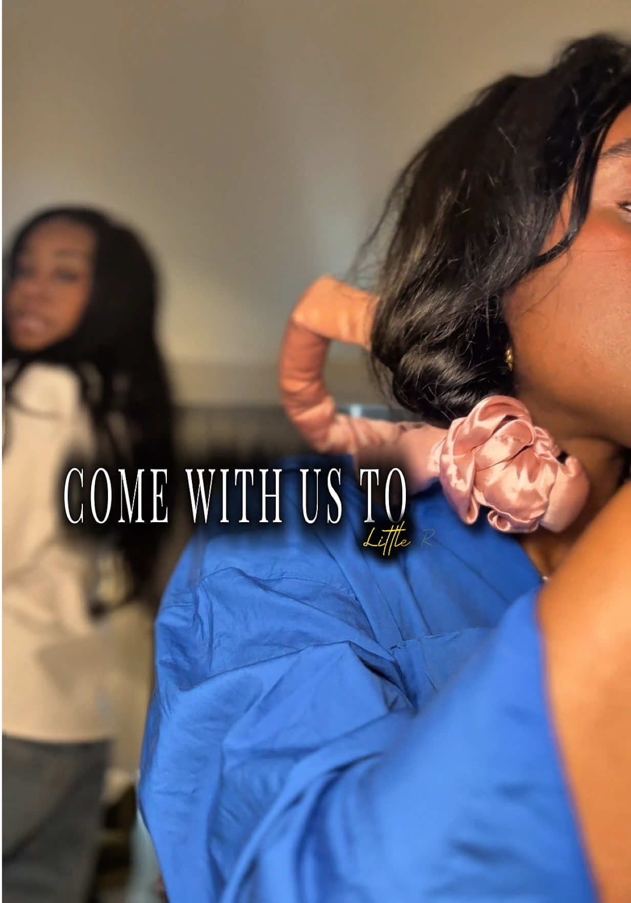 getting ready w your homegirls >>>>>>>  #girltime #grwm #nycvlog #placestoeatnyc #girltime #fyp #sisterhood #citywalking #placestotry #littlerubys #heatlesscurlers #blackgirlmakeup 