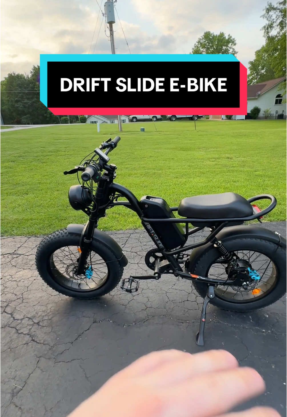 The Drift Slide E-Bike is great for commuting, off roading, or just having fun! #driftslide #driftslideebike #ebike 