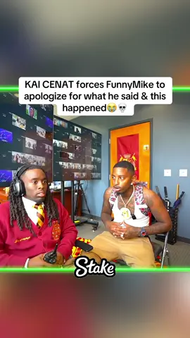 KAI CENAT forces FunnyMike to apologize for what he said & this happened😭💀 #Kai #kaicenat #twitch #fyp #viral #amp #streameruniversity kai cenat streamer university #tylil #reggie #ddg #zias #blou #agent00 #streameruniversity #thestreameruniversity #wendy #wendyortiz #ray #rayasianboy 
