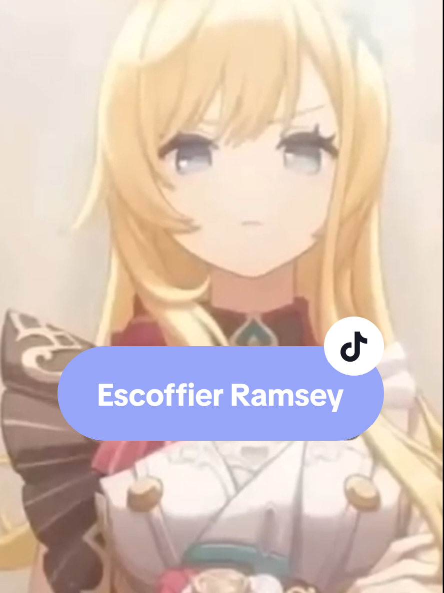 Escoffier Ramsey voy a revivir esta vaina y les va gustar hablemos de esta waifu y ramsey de genshin impact  #genshin #Genshin #escoffier 