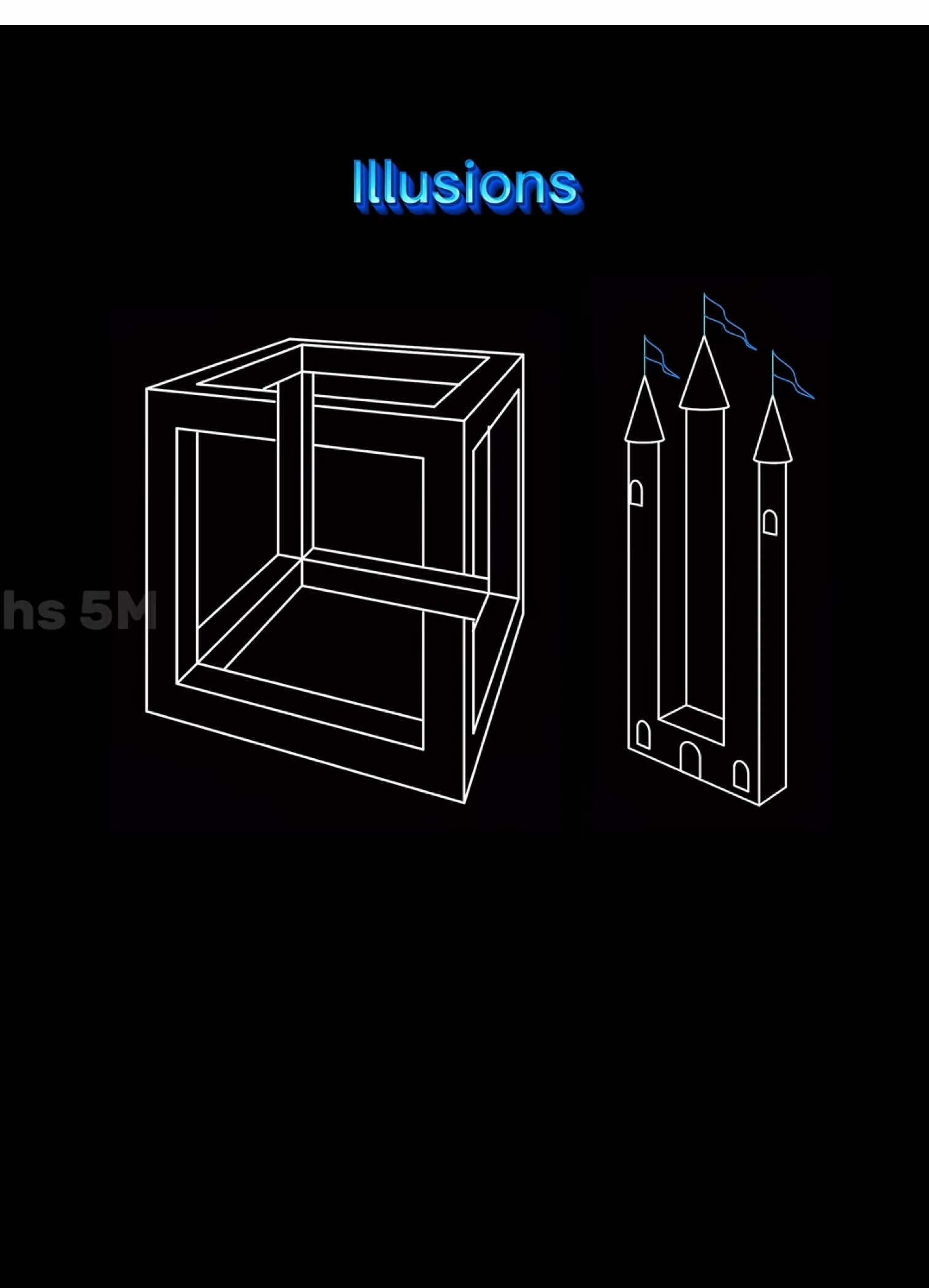 À première vue, elles semblent normales. Mais plus on les regarde, plus quelque chose cloche… Des angles qui défient la logique. Des perspectives qui trompent l’œil. des objets qu’on ne peut ni construire… ni vraiment comprendre. Ce sont des illusions. Des paradoxes visuels. Elles jouent avec notre perception, et révèlent les limites de notre cerveau… face à la géométrie. #math #animation #illusion #fyp #foryoupage❤️❤️ #cube #castle 