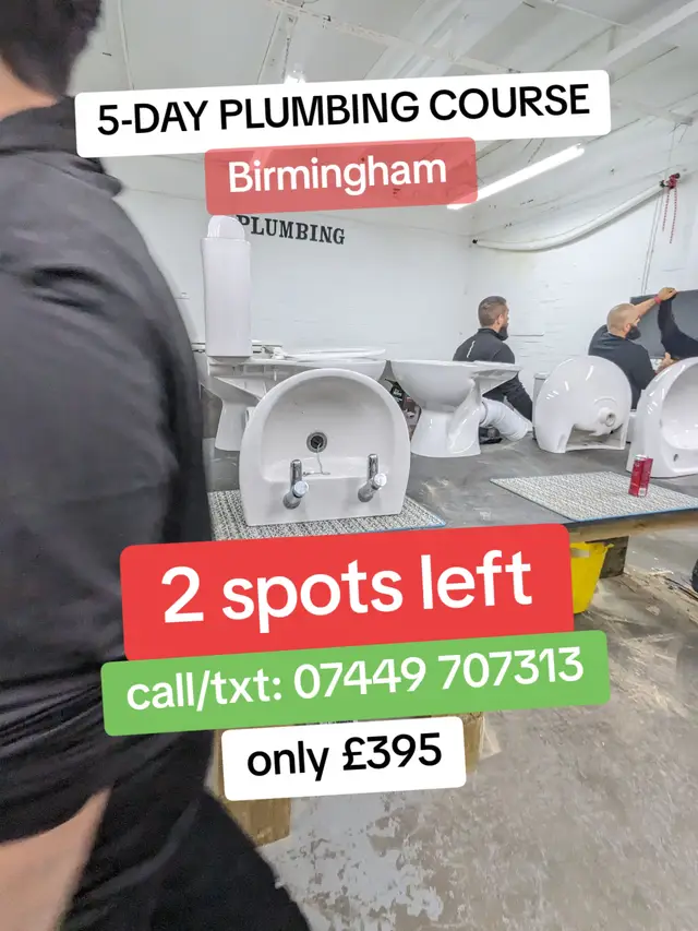 #birmingham #brum #plumber #plumbing #course 