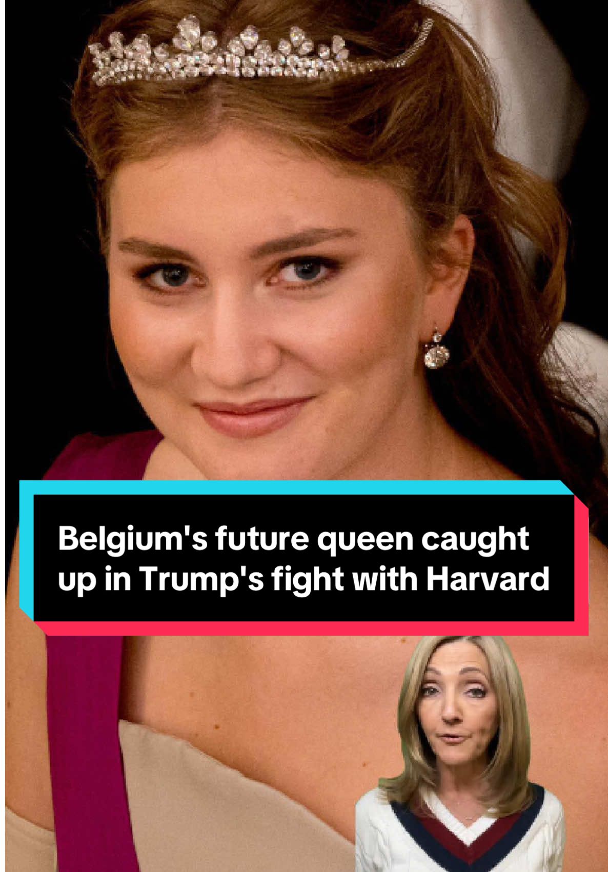 MSNBC's Chris Jansing explains that the future Queen of Belgium may face complications pursuing her master's degree at Harvard amid the Trump administration's move to ban the Ivy League school from enrolling international students. In response, Harvard announced it is suing the administration over the move and a federal judge has since blocked the administration from revoking the university’s ability to enroll or keep its international students. #harvard #donaldtrump #politics #news 