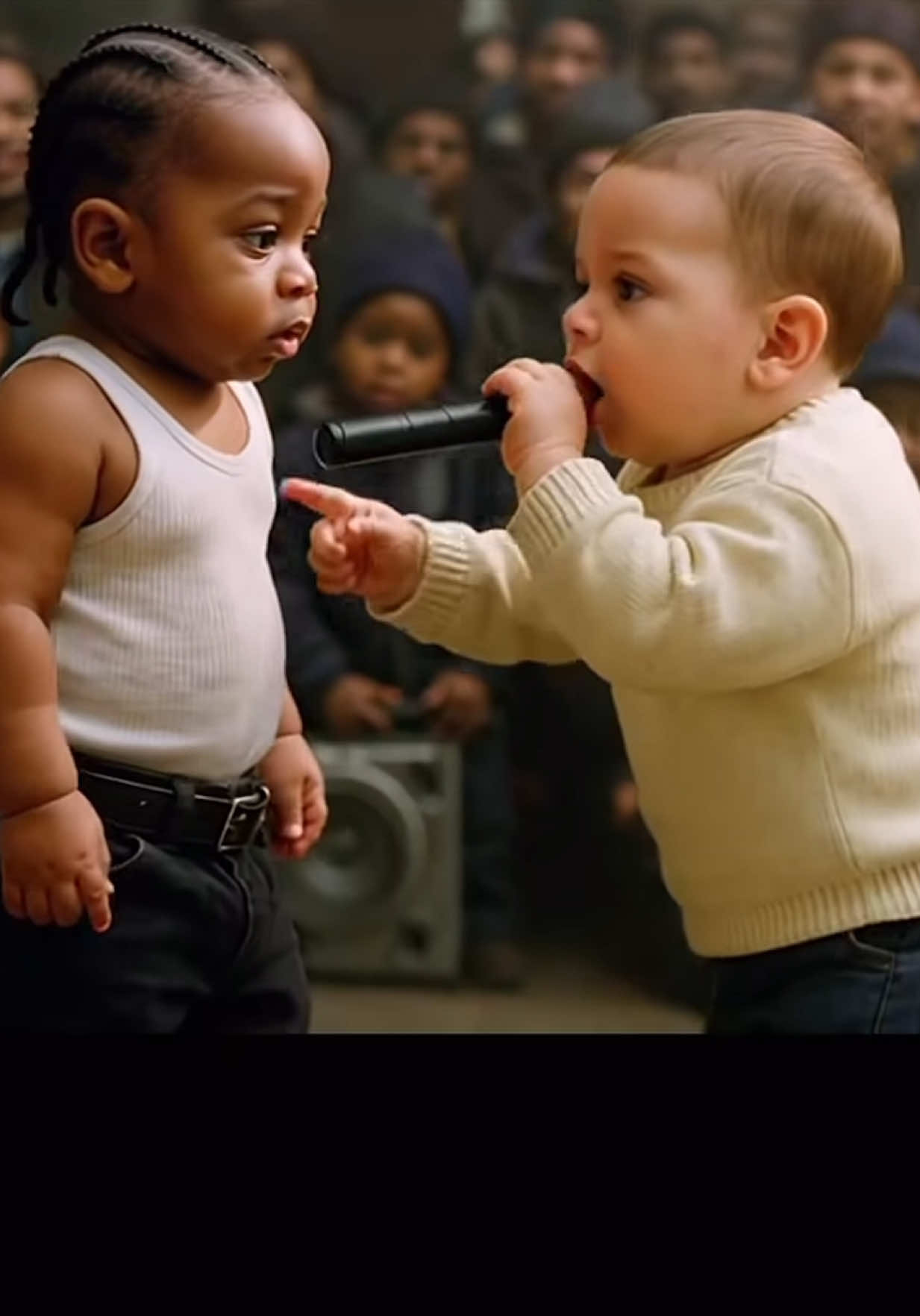 #Baby #AI #Eminem is so #GOAT that he doesn't drop the mic, he levitates it. #houdini #8mile 