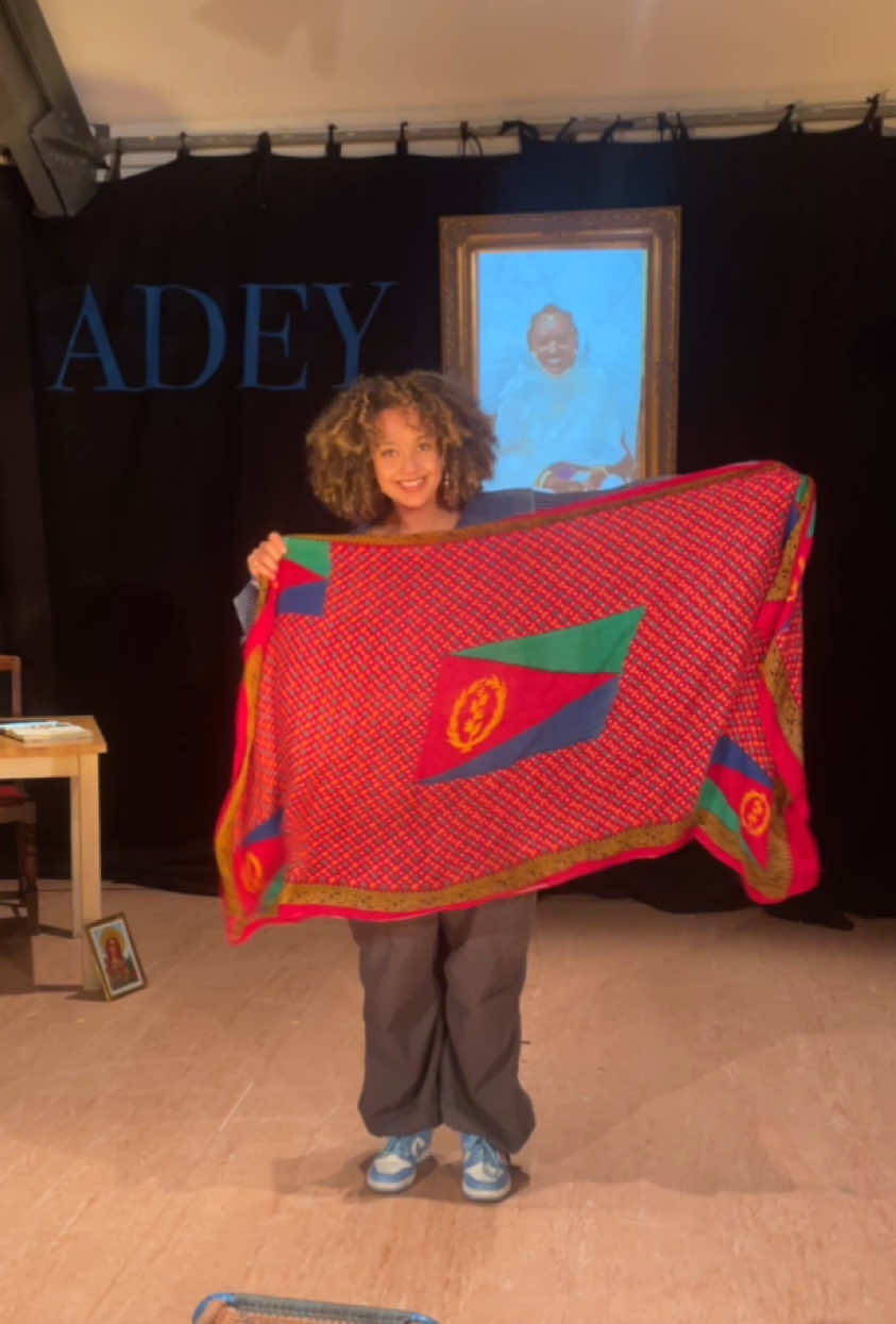 Ruhus Beal Natsenet deki Erey 🇪🇷💚❤️💛💙 Come and support gual Eritra and buy tickets for my one-woman show ADEY ኣደይ for Camden Fringe 2025!  Search “ADEY ኣደይ Camden Fringe” online and you will find it!  #eritrea #ruhusbealnatsenet #habeshatiktok #acting #theatre #spokenword #poetry #london