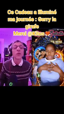 Kitus🦊, merci pour ce merveilleux Cadeau envoyé dans mon LIVE ! Je vais garder ce moment en mémoire pour toujours. @Kitus🦊 #tiktoklive #livehighlights #livegift #gerrythegiraffe #gerrylagirafe 