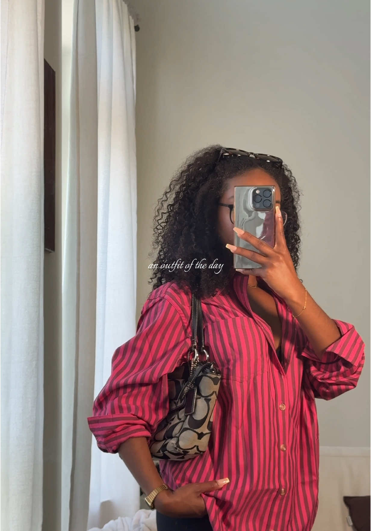 ootd | couldn’t decide on which bag to wear | #fyp #springfashion #OOTD #ootdstyle #blackgirlfashion #casualoutfit 