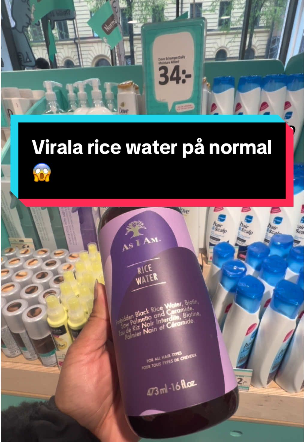 Virala ricewater nu påå @NORMAL Sverige !! @As I Am USA  . . . . #normal #nyttpånormal #ricewater #ricewaterforhairgrowth #hårtok #hårtips #fyppp #fördigsidansverige 