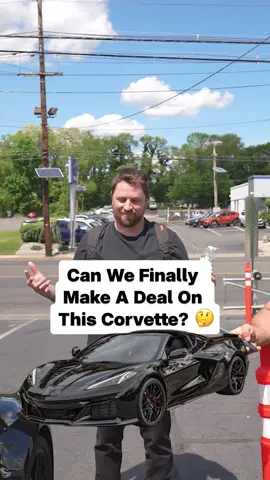 Let's see if we can finally close this Corvette Z06 deal, guys. #corvette #z06 #cardealership #carbuying #carnegotiation #fy #fyp 