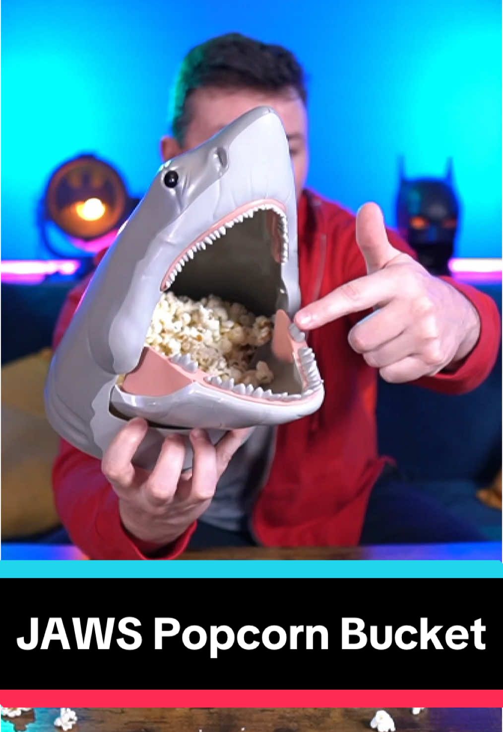 JAWS 50th Anniversary popcorn bucket.  #jaws #popcornbucket #jaws50thanniversary #fyp 