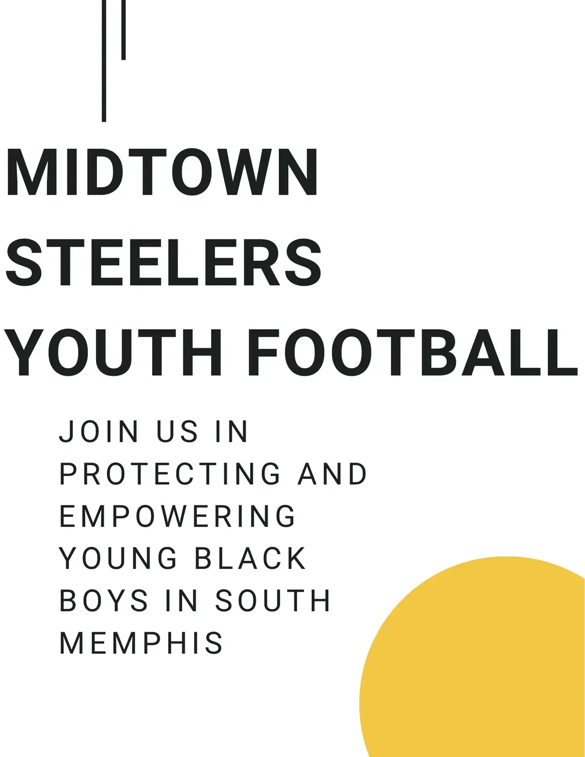 📢 Looking for sponsors! Help us keep these young kings in South Memphis on the field 🏈 and off the streets 🙏🏽 💛 Every donation counts. 📩 DM to support! #YouthFootball #MidtownSteelers #MemphisStrong #ProtectOurBoys #SupportBlackYouth