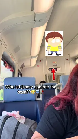 My conductor was doing a live audition on the train, did a bunch of different voices at each stop 😭.#fyp #viral #foryoupage #dih #metro #train #southpark #jimmy 