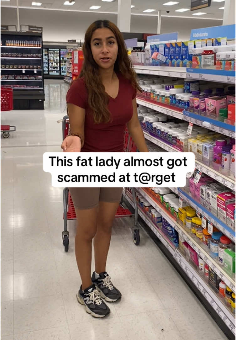 This fat lady almost got  scammed at t@rget  #bigback #metabolism #losefat #weightloss 