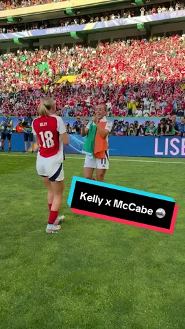 Iconic duo 🪩💃 #UWCL #UWCLfinal #ChloeKelly #KatieMcCabe #Arsenal #ArsenalWFC