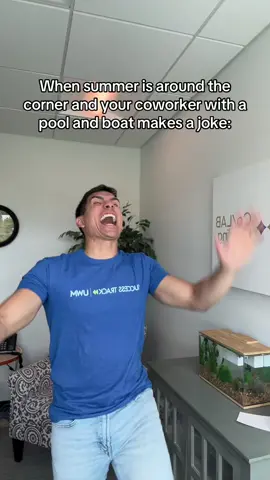 Haha you are hilarious 🤣 #pool #Summer #funny #summertime #coworkers #work #corporate #humor #relatable #9to5 #office #wfh #manager 